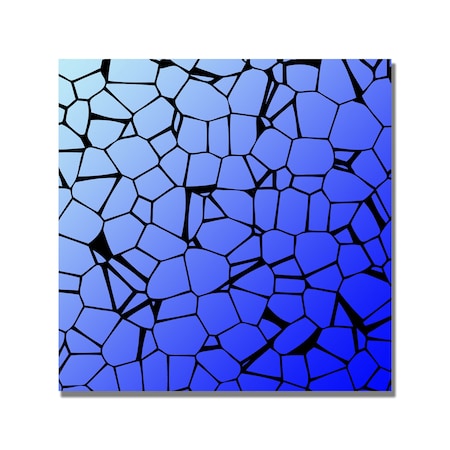 'Crystals Blues' Canvas Art,24x24